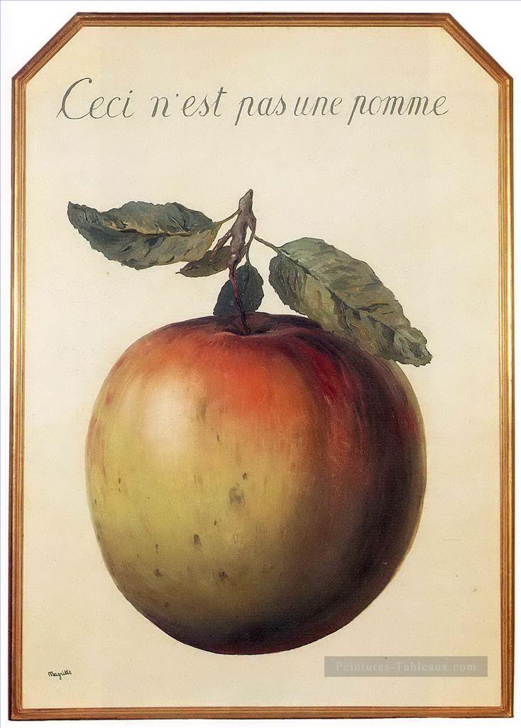 this is not an apple 1964 Rene Magritte Oil Paintings